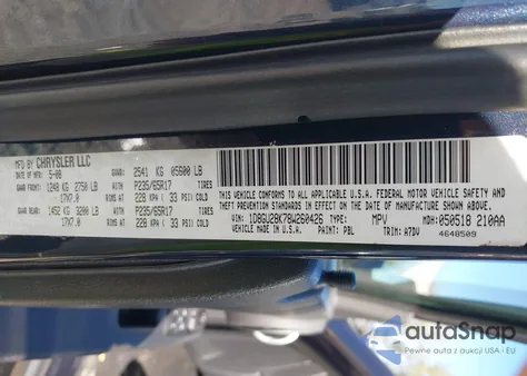 2008 Dodge Nitro Sxt z USA, uszkodzony, nr VIN 1D8GU28K78W260426